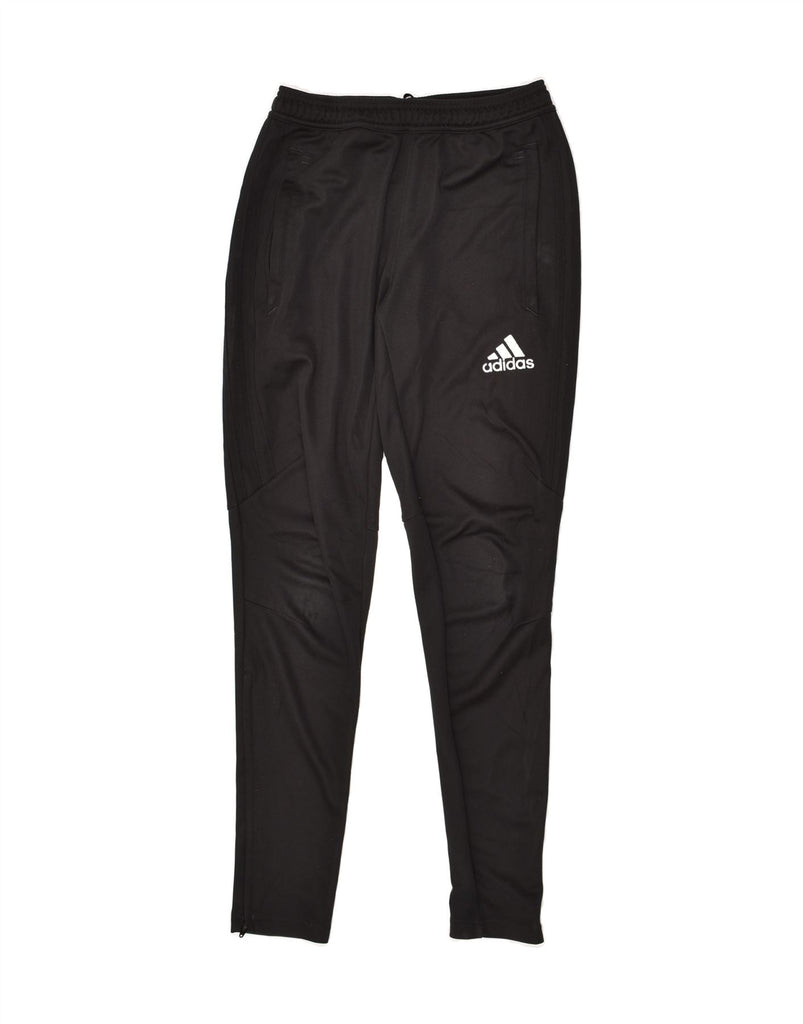 ADIDAS Womens Climacool Tracksuit Trousers UK 6 XS Black Polyester | Vintage Adidas | Thrift | Second-Hand Adidas | Used Clothing | Messina Hembry 