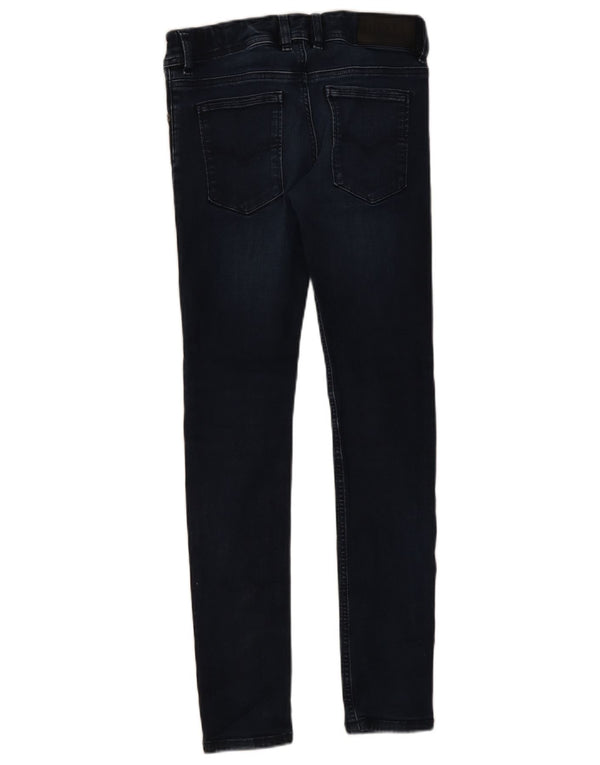 Diesel Boys Slim Jeans 13-14 Years W28 L29 Navy Blue Cotton