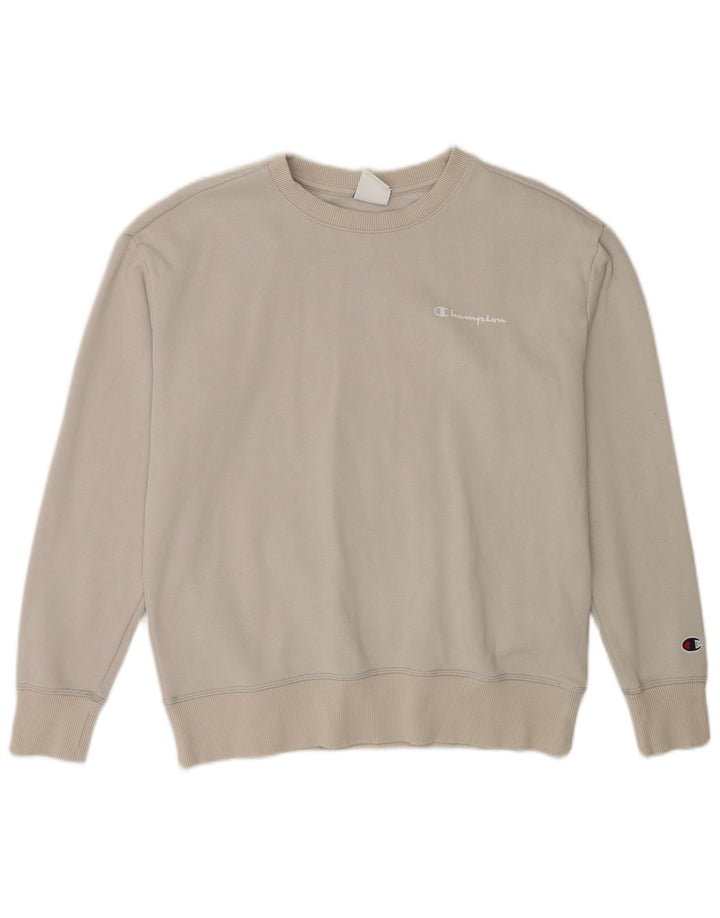 Champion Mens Sweatshirt Jumper XS Grey Cotton
