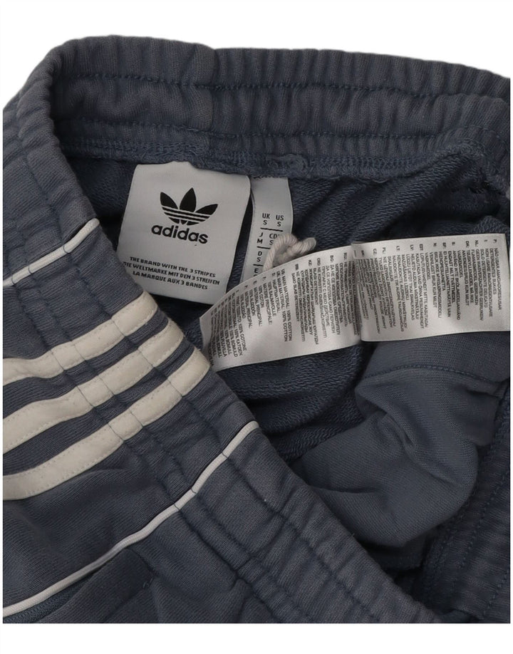 Adidas Mens Tracksuit Trousers Joggers Small  Blue Cotton