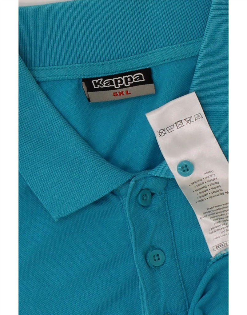 KAPPA Mens Polo Shirt 5XL Blue Cotton Vintage Kappa and Second-Hand Kappa from Messina Hembry 