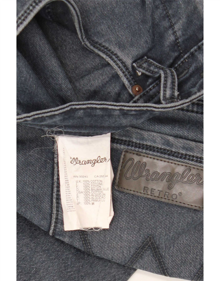 Wrangler Mens Straight Jeans W36 L30 Blue Cotton