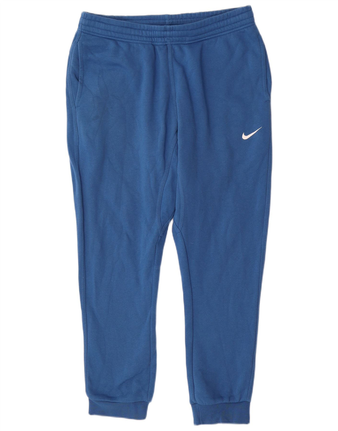 Nike Mens Tracksuit Trousers Joggers Large Blue Cotton