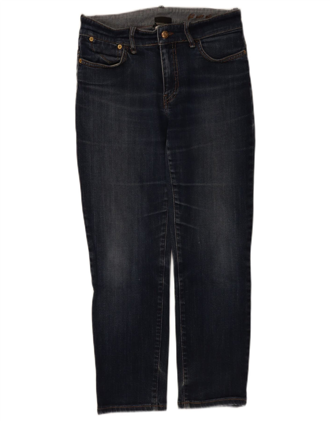 Max Mara Womens Weekend Slim Jeans W28 L26 Navy Blue Cotton