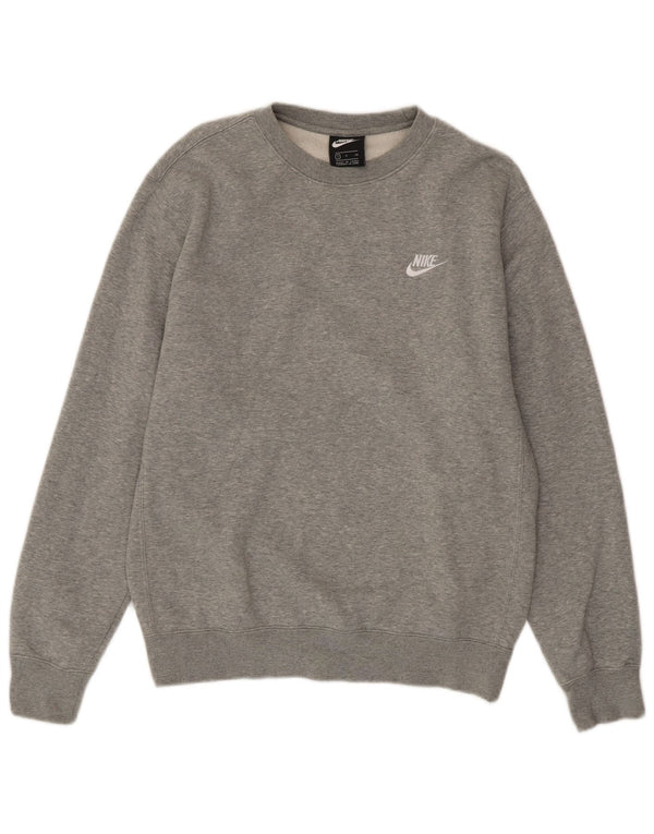 Nike Mens Sweatshirt Jumper Small Grey Cotton