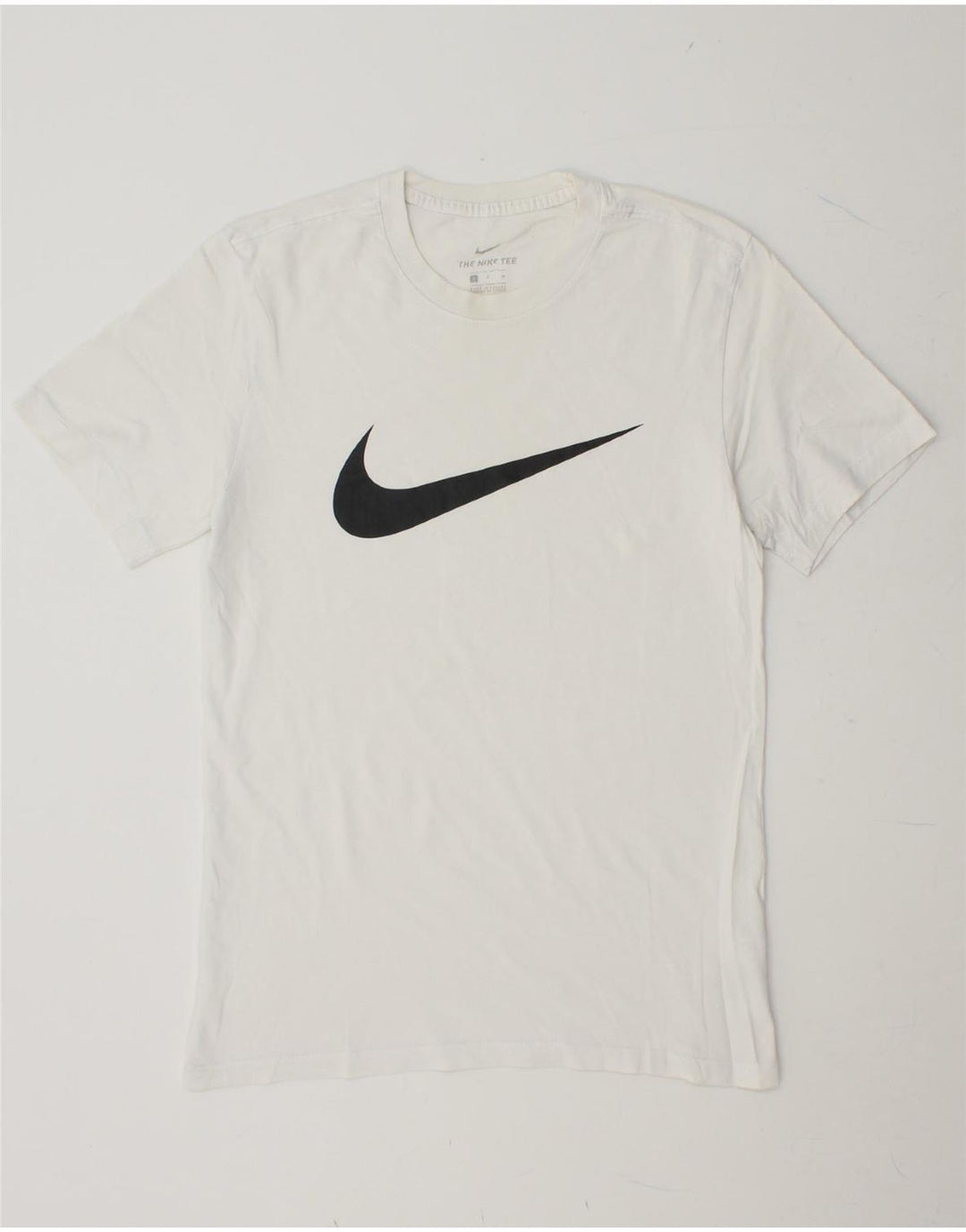 NIKE Mens Graphic T-Shirt Top Small White Cotton Vintage Nike and Second-Hand Nike from Messina Hembry 