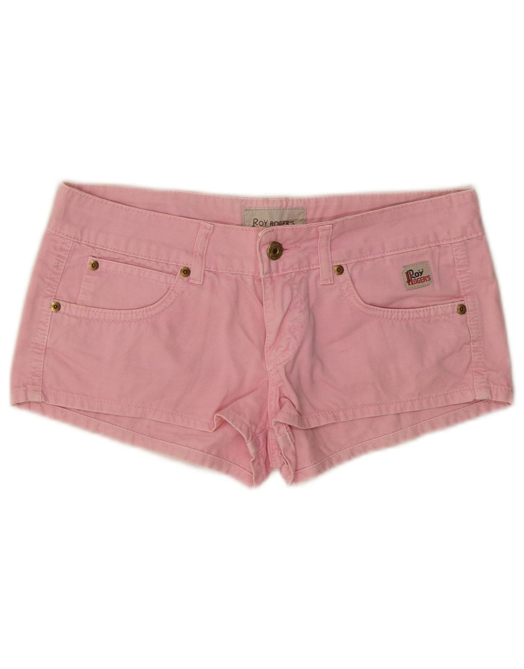 Roy Rogers Womens Hot Pants W27 Small  Pink Cotton