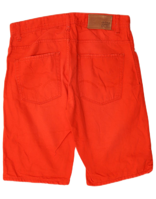 Jack & Jones Mens Denim Shorts W32 Medium Red