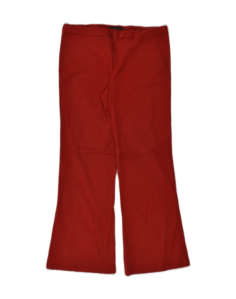 BANANA REPUBLIC Womens Flare Chino Trousers US 14 XL W37 L33  Red Rayon | Vintage Banana Republic | Thrift | Second-Hand Banana Republic | Used Clothing | Messina Hembry 