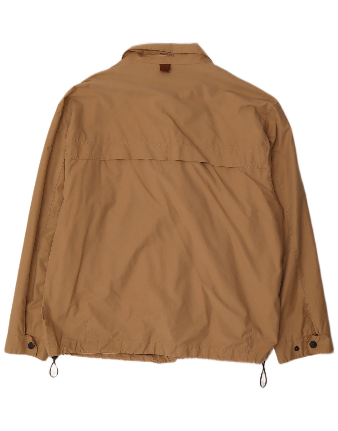 Vintage Mens Bomber Jacket IT 54 2XL Beige Cotton