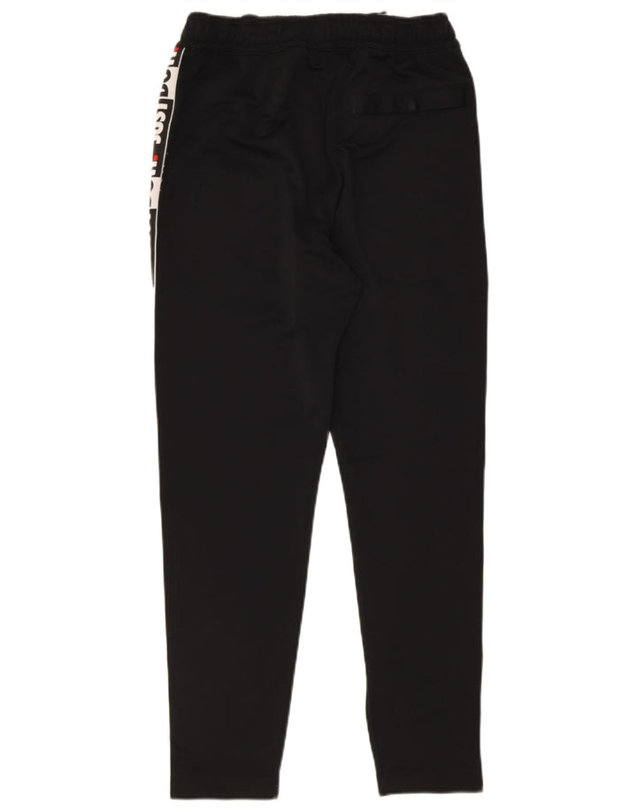 Nike Mens Graphic Tracksuit Trousers Small Black Polyester