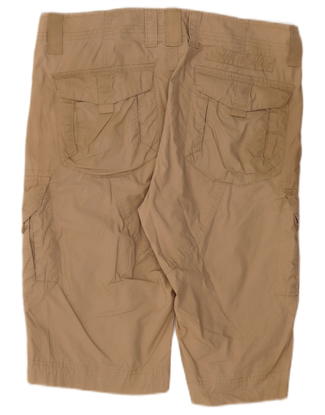 ARMANI EXCHANGE Mens Cargo Shorts W32 Medium Beige Cotton