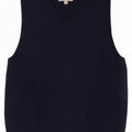 Marks & Spencer Mens Vest Tank Top Small Navy Blue Wool