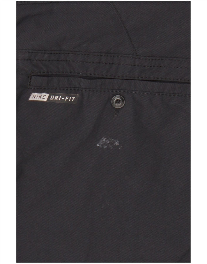 Hurley Mens Chino Shorts W38 XL Grey Nylon