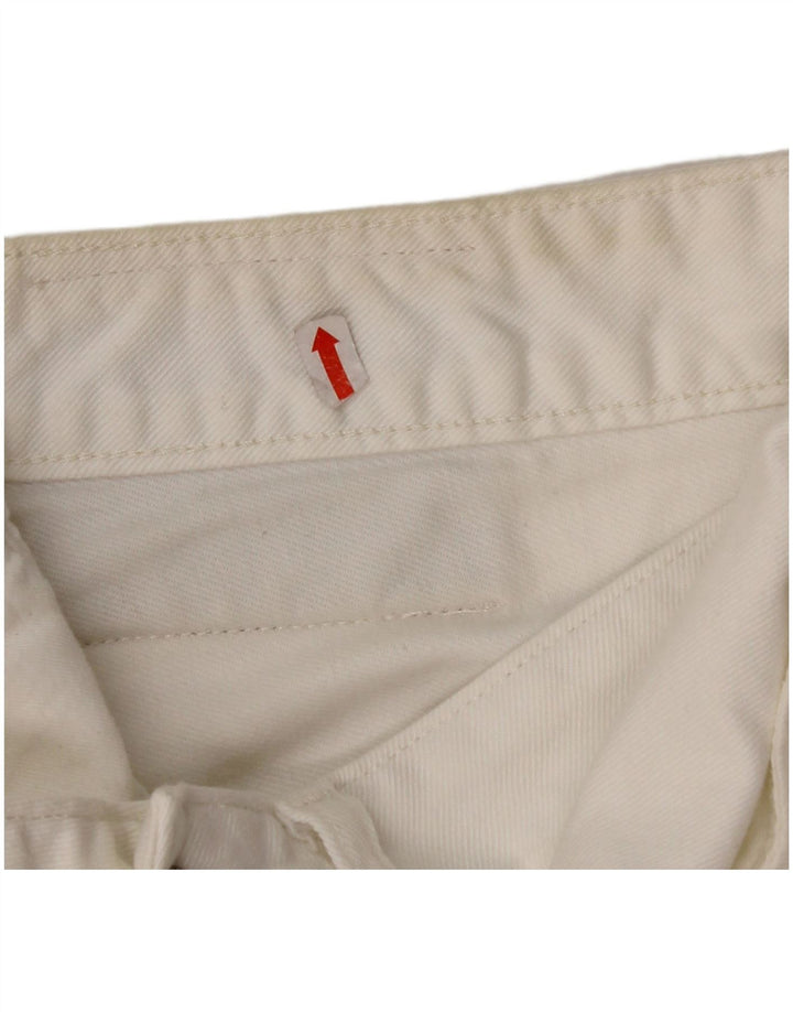 G-STAR Mens Straight Jeans W32 L32 White Cotton