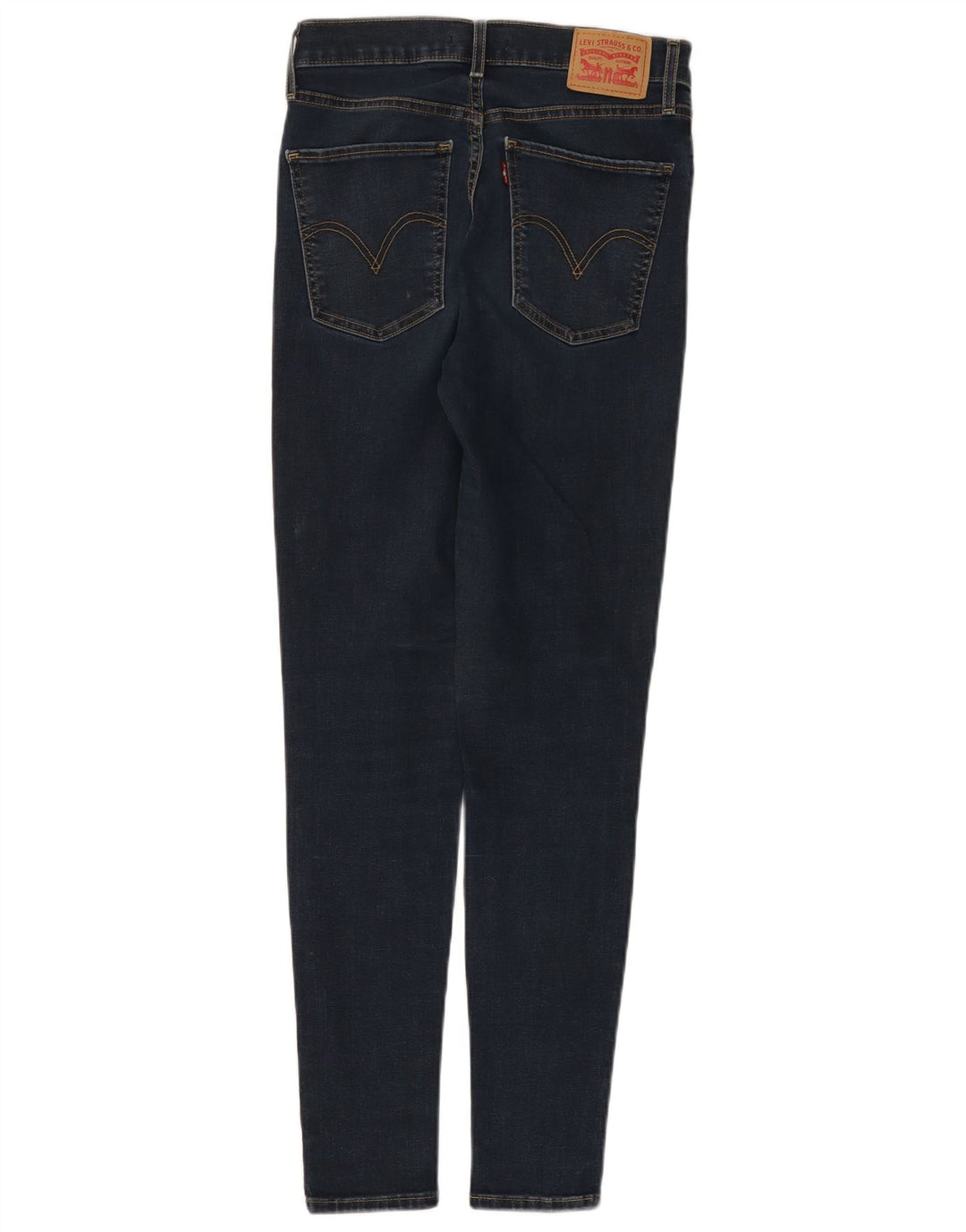 Levi's Womens Skinny Jeans W29 L30 Navy Blue Cotton