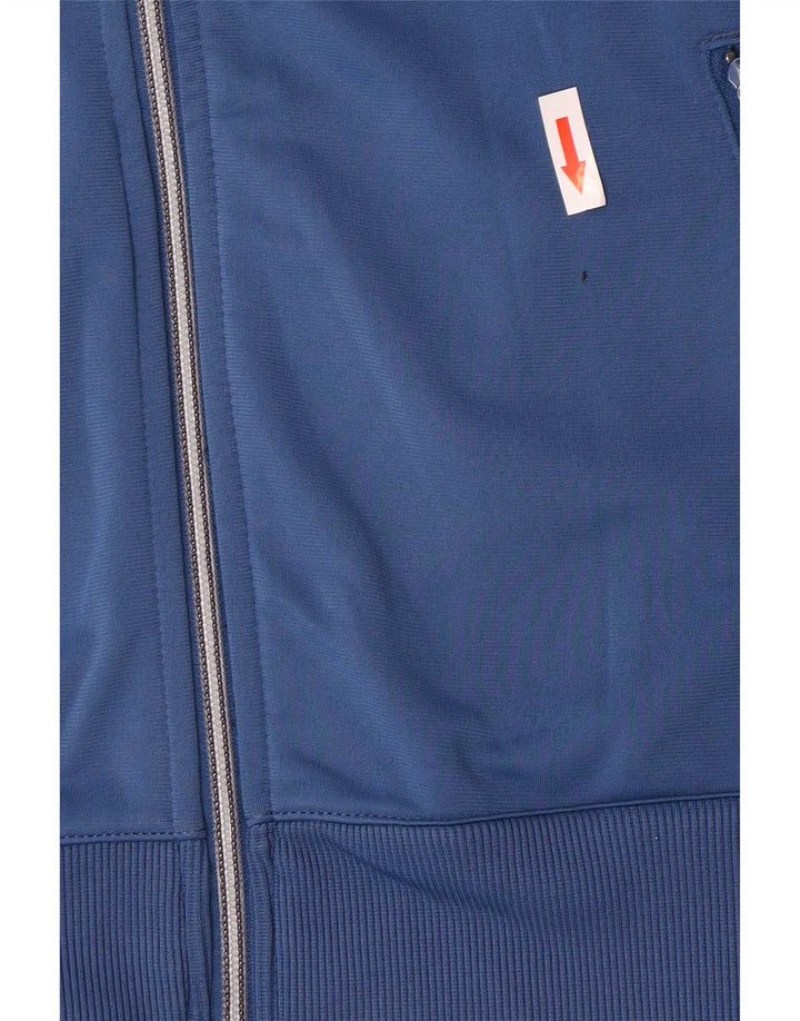 Nike Womens Tracksuit Top Jacket UK 14 Medium Blue Colourblock