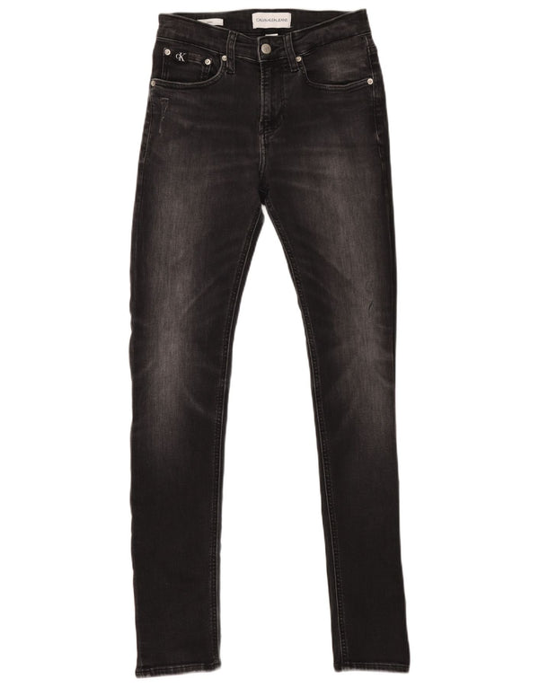 CALVIN KLEIN Mens Super Skinny Jeans W28 L32  Grey