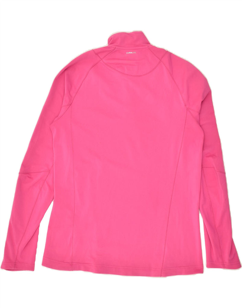 ADIDAS Womens Climalite Zip Neck Pullover Tracksuit Top UK 16 Large  Pink | Vintage Adidas | Thrift | Second-Hand Adidas | Used Clothing | Messina Hembry 