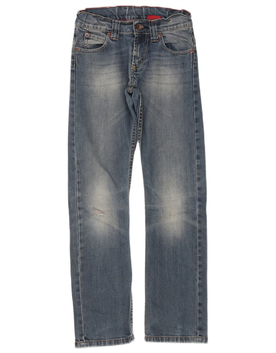 Levi's Boys Straight Jeans 9-10 Years W24 L27 Blue Cotton