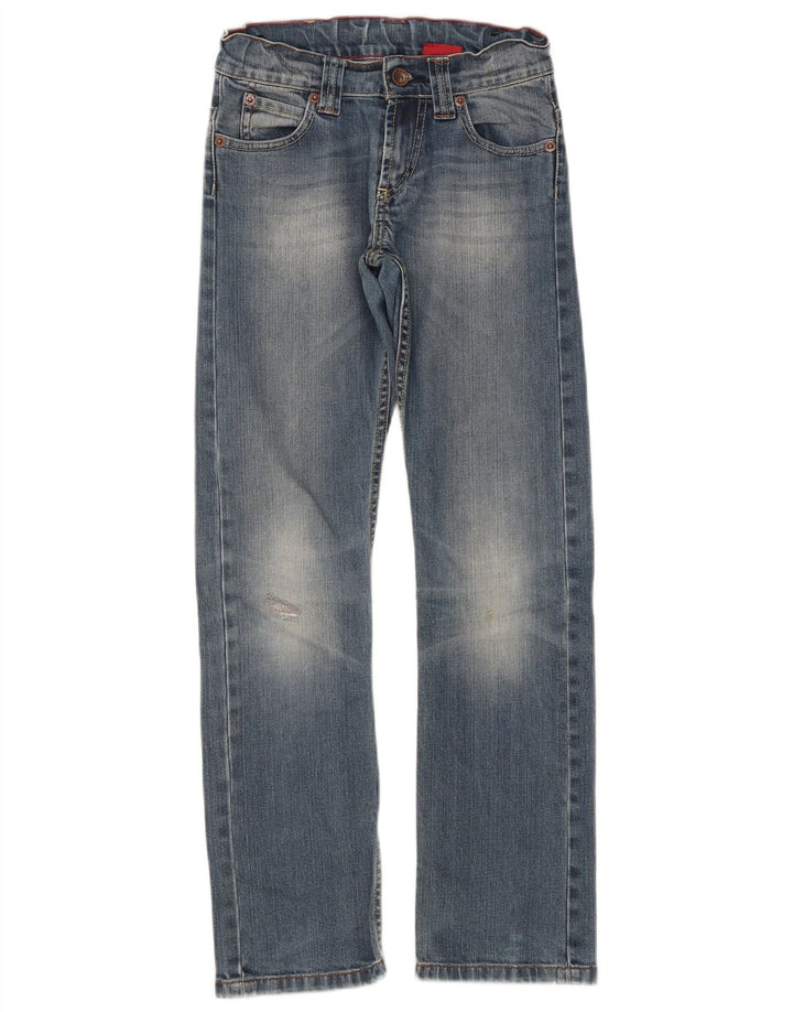 Levi's Boys Straight Jeans 9-10 Years W24 L27 Blue Cotton