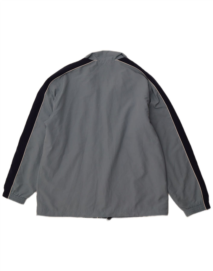 CHAMPION Mens Tracksuit Top Jacket XL Blue Colourblock Polyester