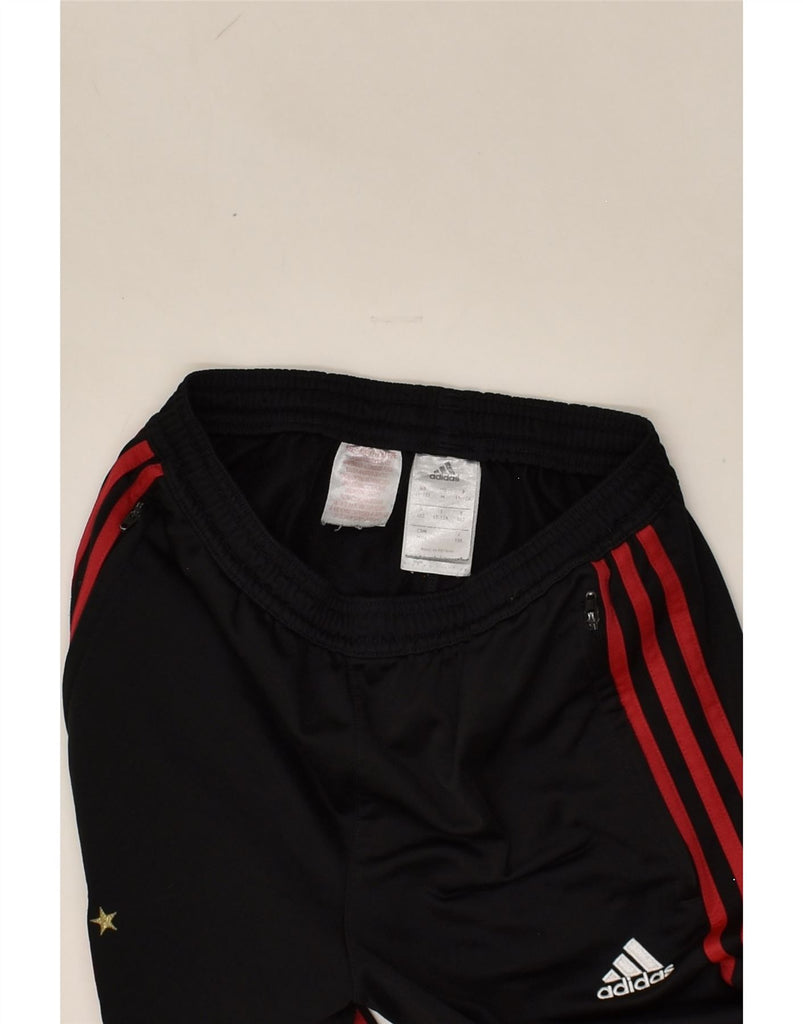 ADIDAS Boys Tracksuit Trousers 11-12 Years Black Polyester | Vintage Adidas | Thrift | Second-Hand Adidas | Used Clothing | Messina Hembry 