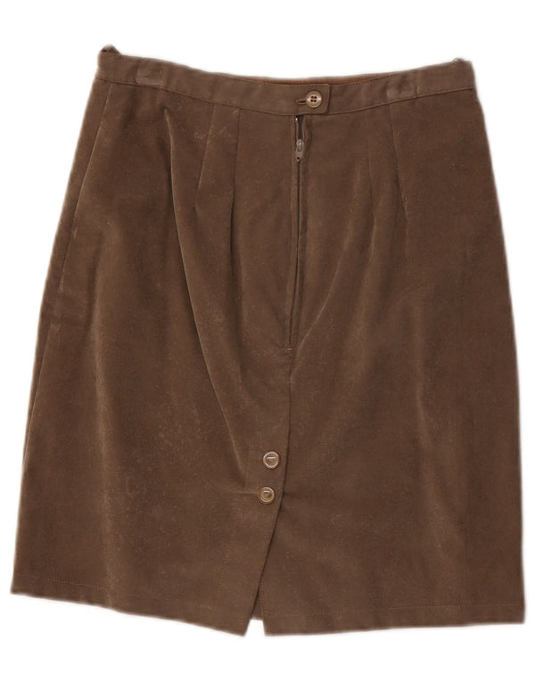 Vintage Womens Straight Skirt W24 XS Grey