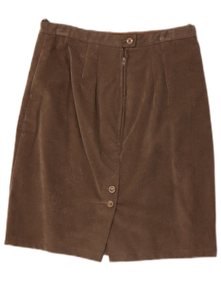 Vintage Womens Straight Skirt W24 XS Grey