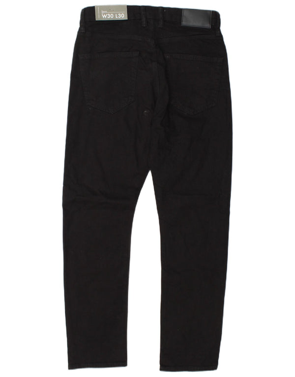 French Connection Mens Slim Jeans W30 L30 Black Cotton