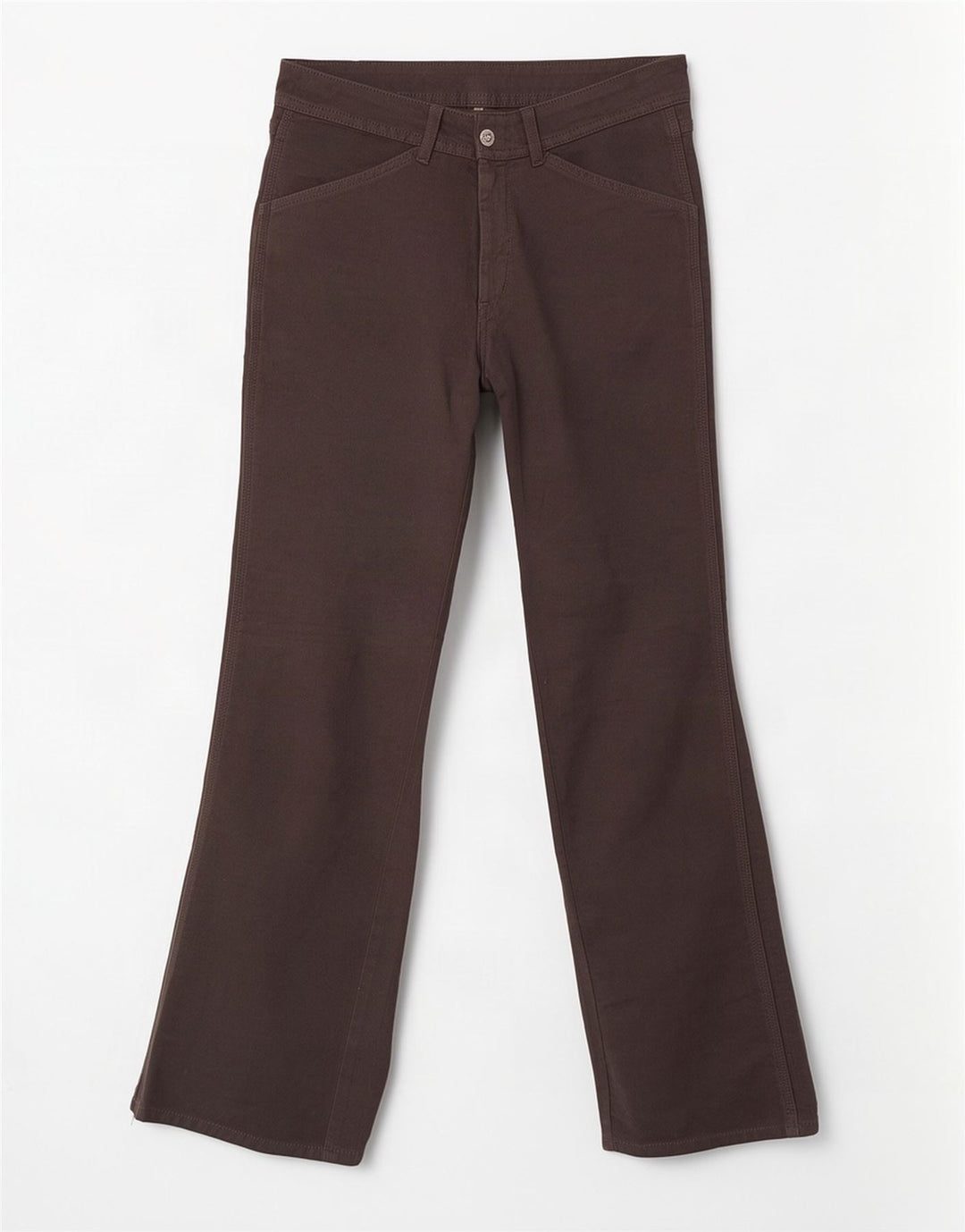 Diesel Womens Bootcut Velvet Cargo Trousers W27 L32 Grey Cotton