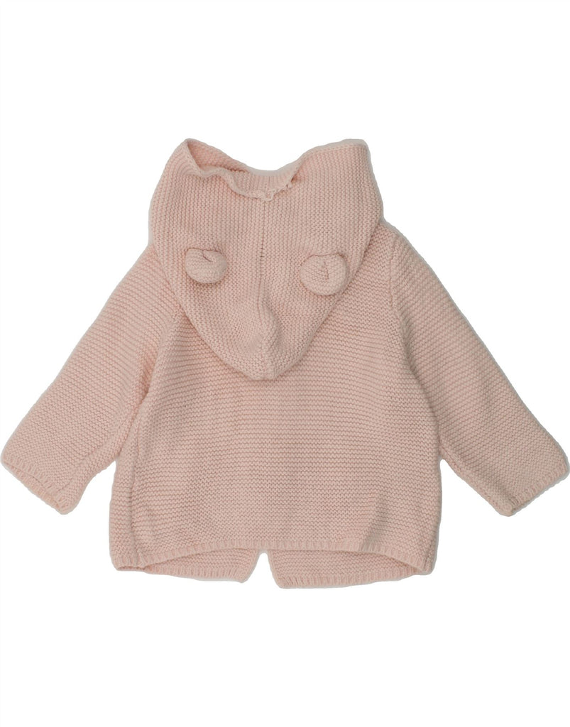 GAP Baby Girls Hooded Cardigan Sweater 3-6 Months Beige Cotton | Vintage Gap | Thrift | Second-Hand Gap | Used Clothing | Messina Hembry 