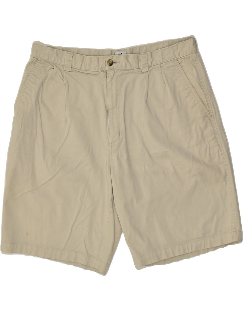 ADIDAS Mens Chino Shorts W36 Large Beige Cotton | Vintage Adidas | Thrift | Second-Hand Adidas | Used Clothing | Messina Hembry 