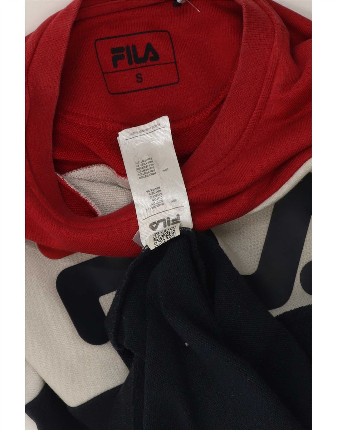Fila Mens Graphic Sweatshirt Jumper Small Multicoloured Colourblock Cotton
