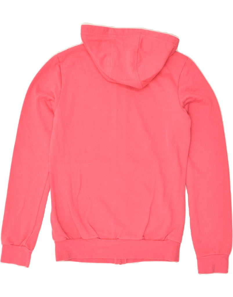 ADIDAS Girls Graphic Zip Hoodie Sweater 13-14 Years Pink Cotton | Vintage Adidas | Thrift | Second-Hand Adidas | Used Clothing | Messina Hembry 