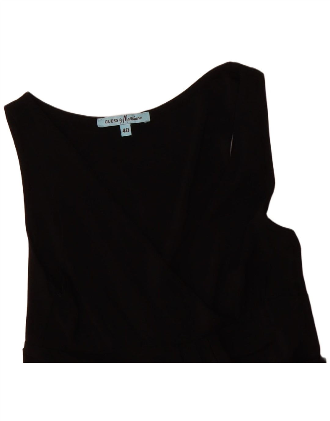 GUESS BY MARCIANO Womens Sleeveless Blouse Top IT 40 Small Black
