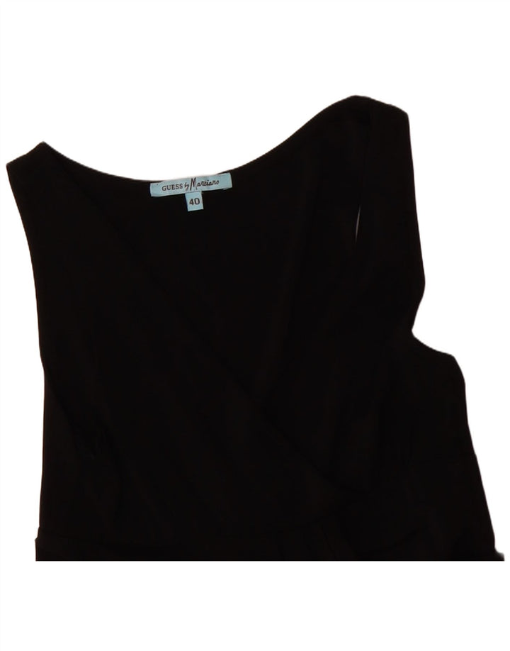 GUESS BY MARCIANO Womens Sleeveless Blouse Top IT 40 Small Black