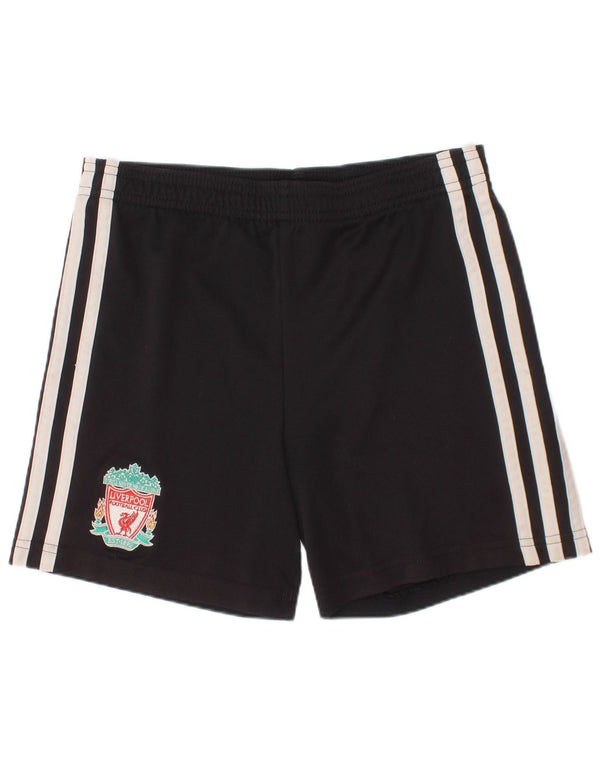 Adidas Boys Liverpool Sport Shorts 5-6 Years  Black Polyester