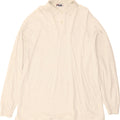 FILA Mens Long Sleeve Polo Shirt IT 50 Medium Grey Cotton Vintage Fila and Second-Hand Fila from Messina Hembry 