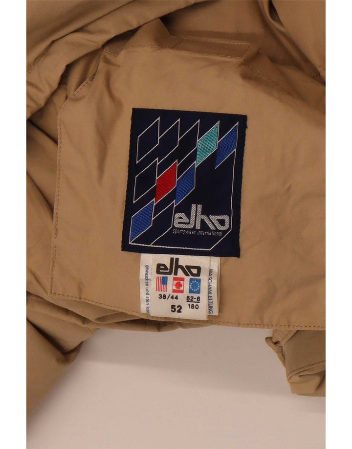 Elho Mens Padded Jacket EU 52 XL Beige Polyester