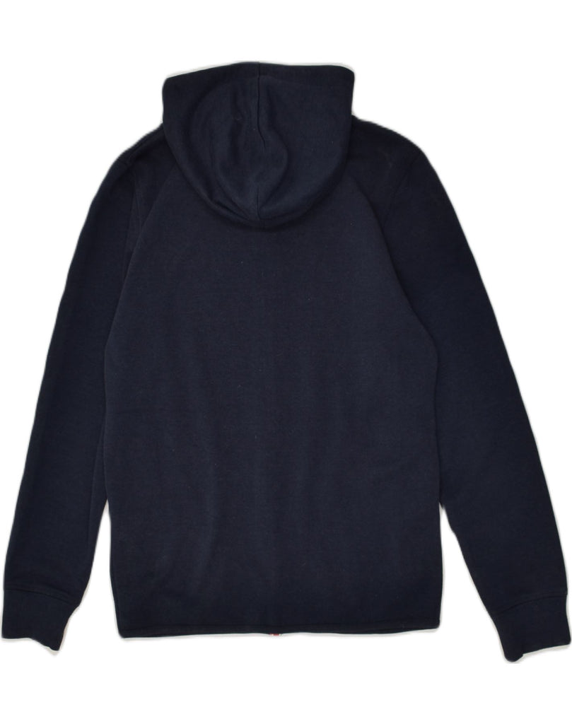 JACK & JONES Mens Core Zip Hoodie Sweater Small Navy Blue Polyester | Vintage Jack & Jones | Thrift | Second-Hand Jack & Jones | Used Clothing | Messina Hembry 