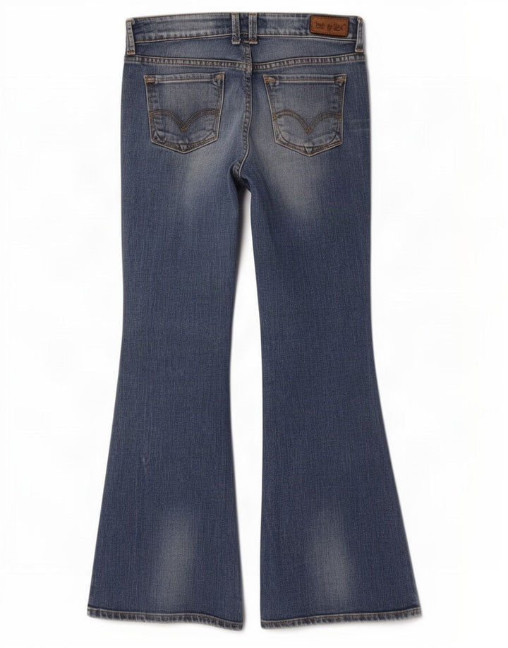 Levi's Womens Flared Jeans W30 L30 Blue Cotton