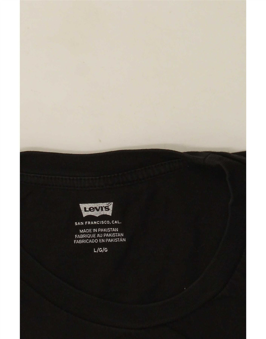 Levi's Mens Graphic T-Shirt Top Large Black
