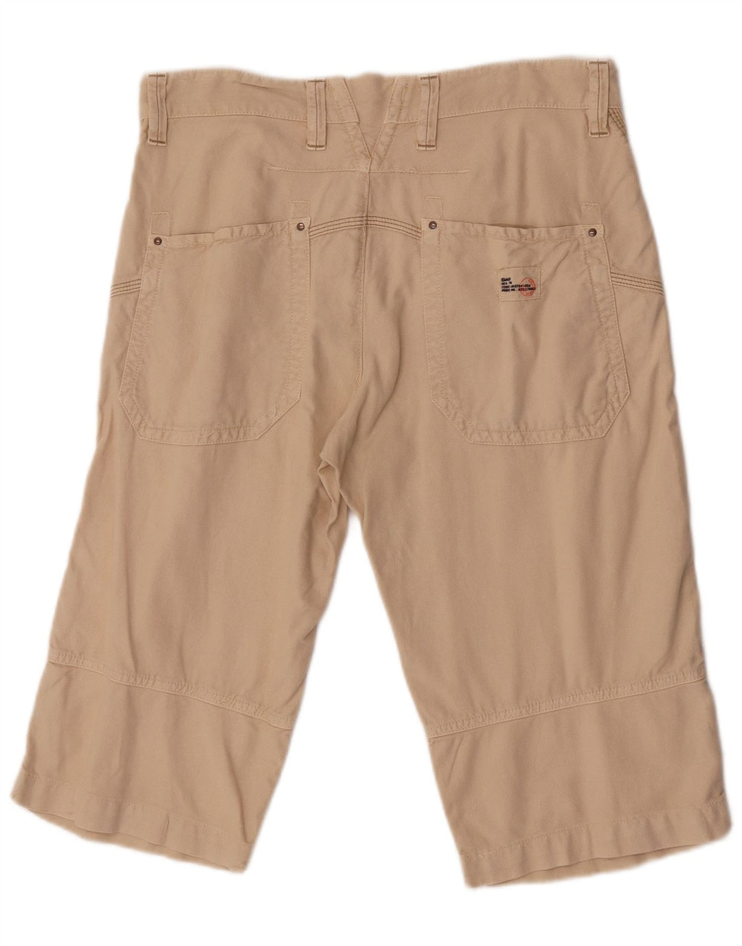 Gas Mens Chino Shorts W33 Medium  Beige Cotton