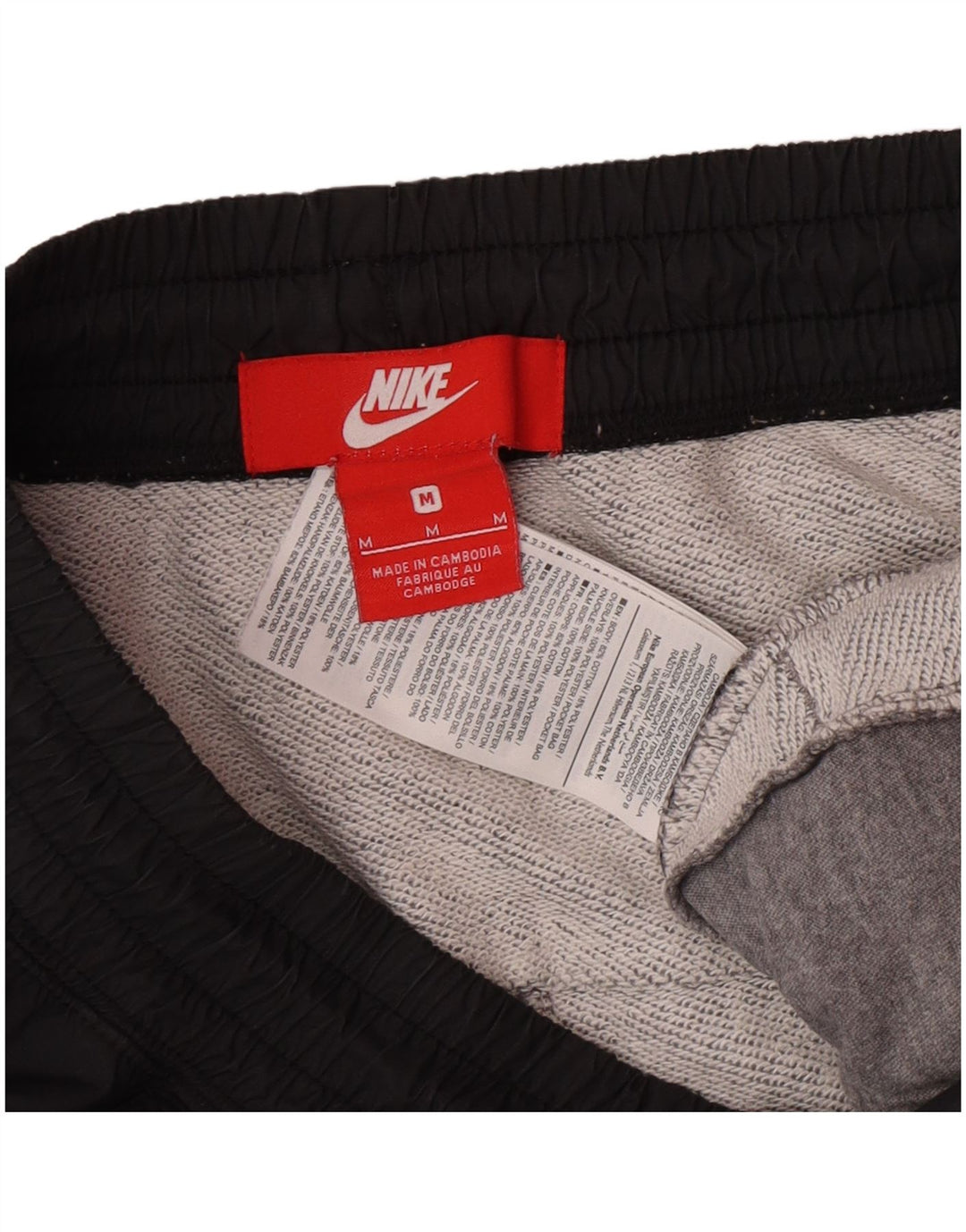 Nike Mens Sport Shorts Medium  Grey Colourblock Cotton