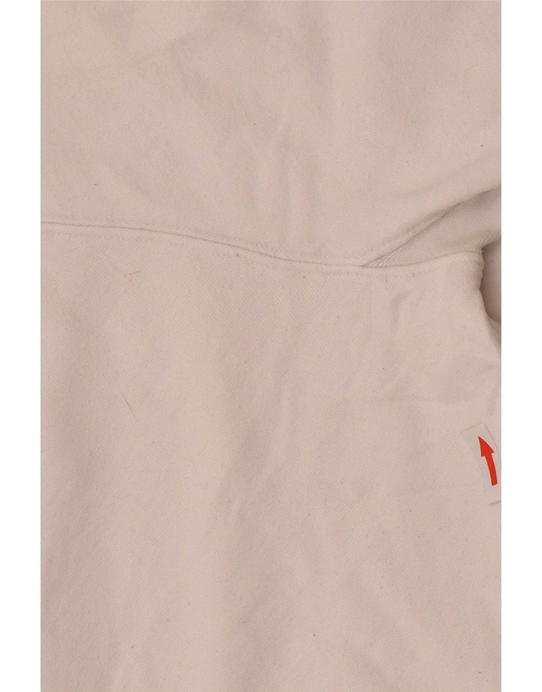 Levi's Womens Graphic Hoodie Jumper UK 14 Medium White Cotton