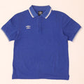Umbro Mens Polo Shirt Large Blue