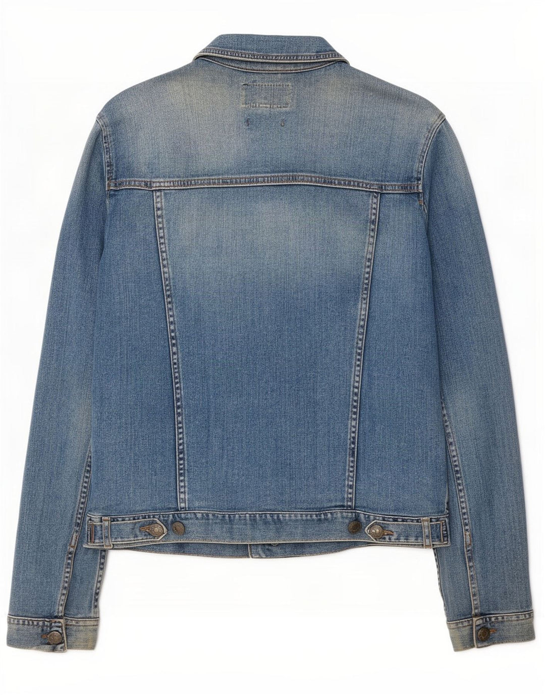 Fat Face Womens Denim Jacket UK 12 Medium Blue Cotton