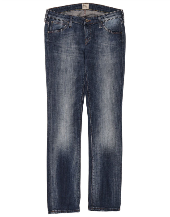 Lee Womens Low Waist Slim Jeans W31 L33 Blue Cotton