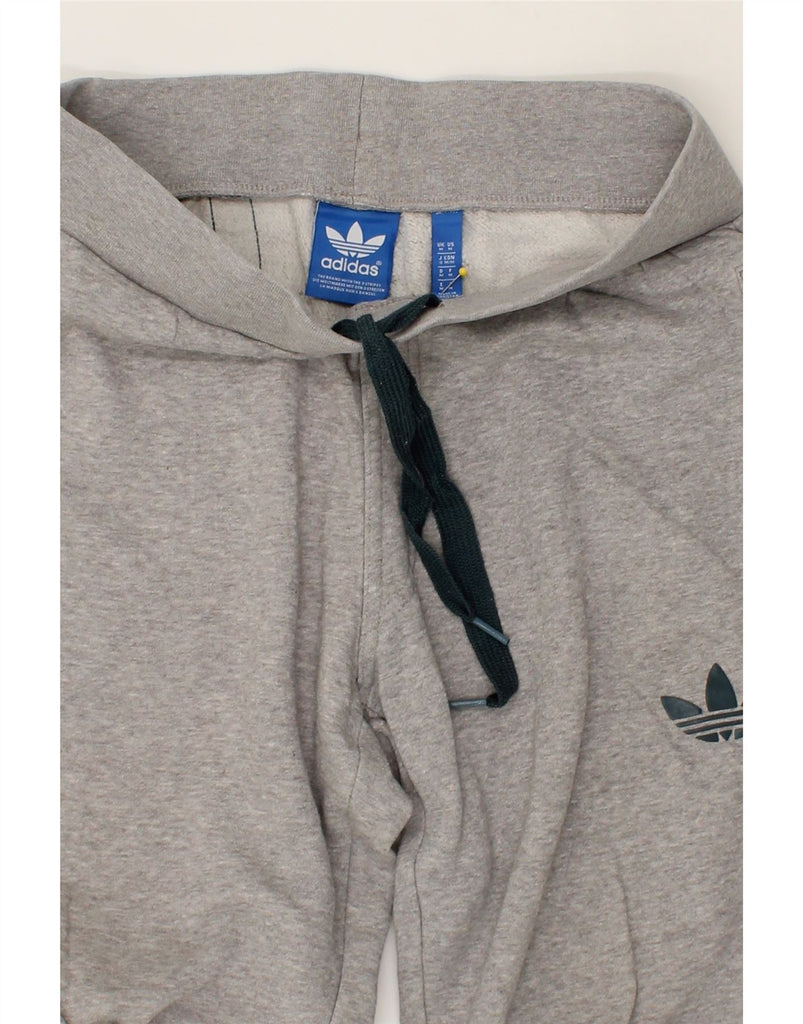 ADIDAS Mens Tracksuit Trousers Joggers Medium Grey Cotton | Vintage Adidas | Thrift | Second-Hand Adidas | Used Clothing | Messina Hembry 